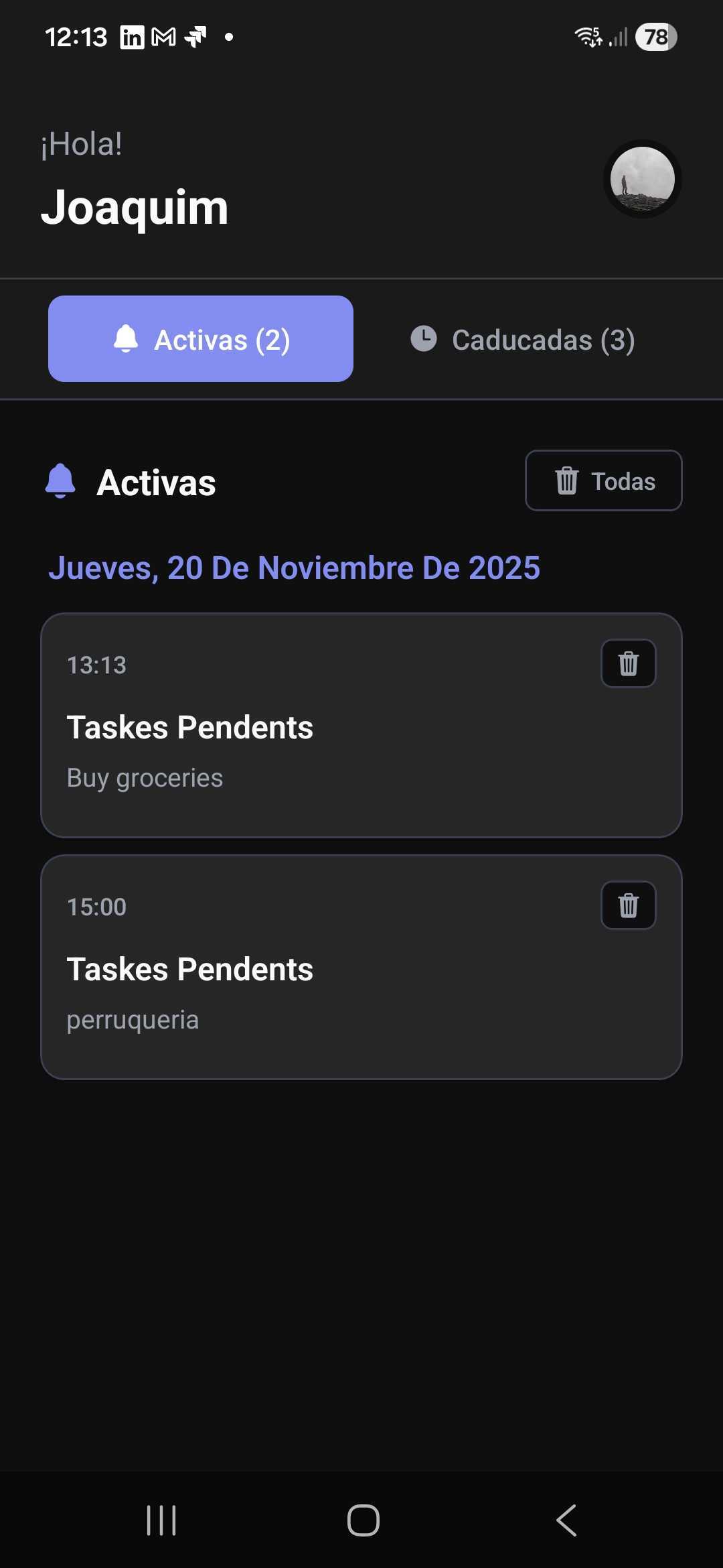 Location-Based Reminders